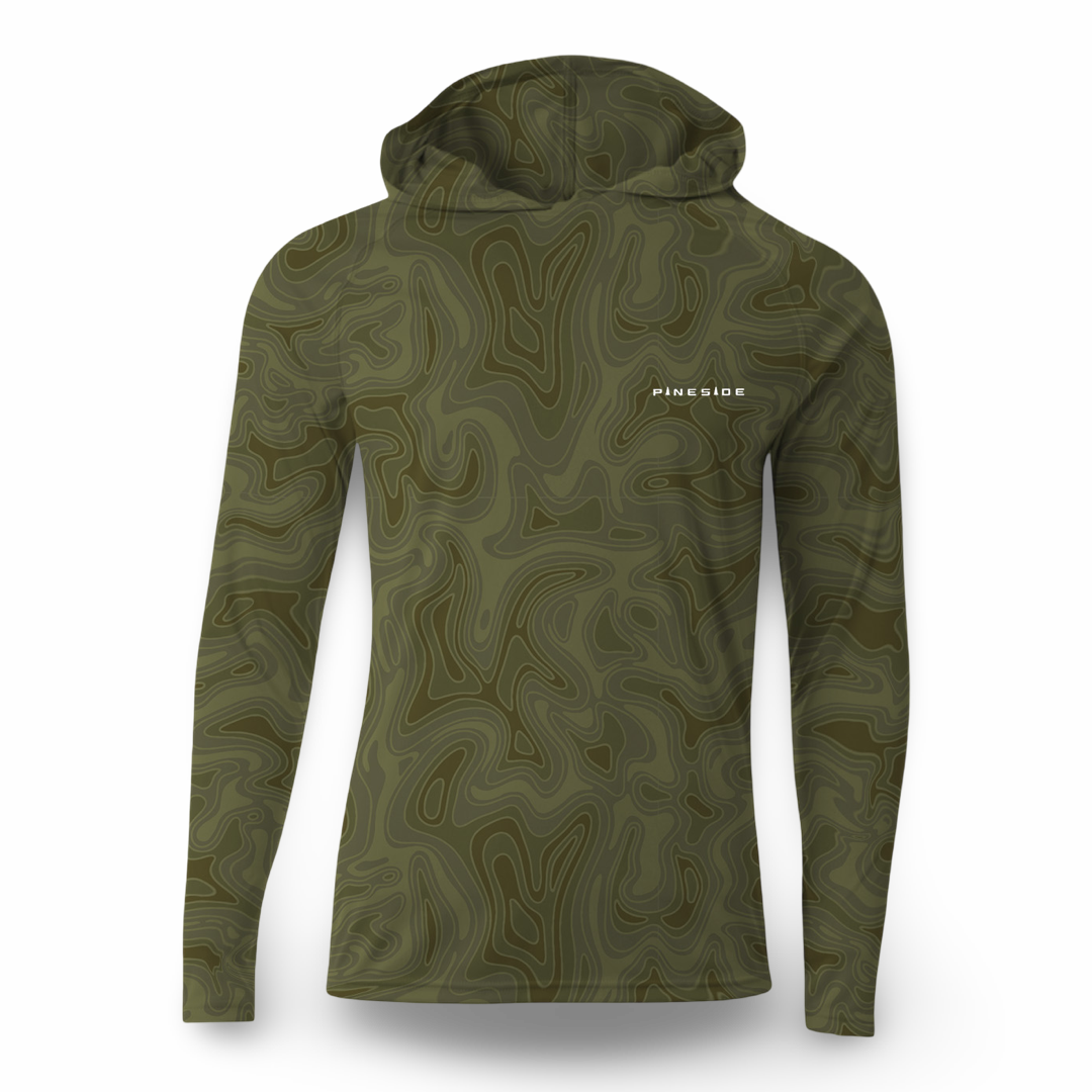 "Land Camo" Performance Long sleeve